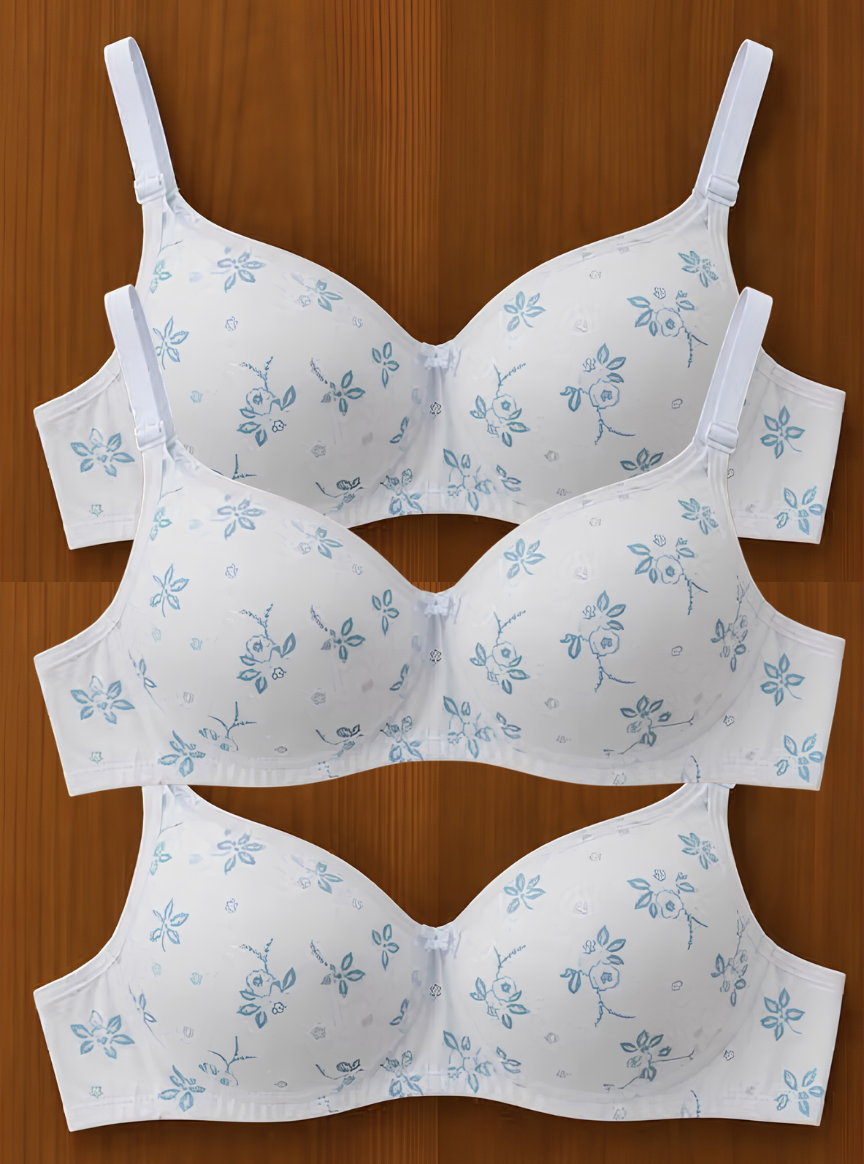 Sky Bloom Bra